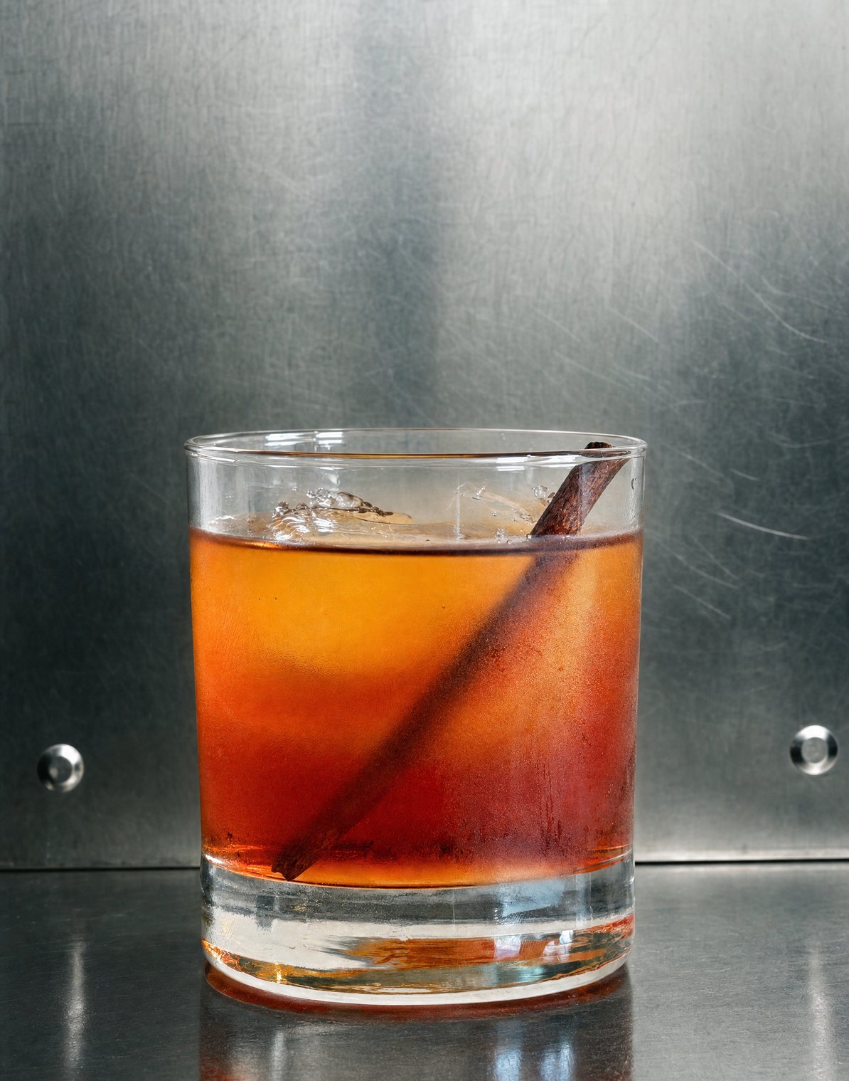 Silk Road Negroni — spiced negroni with cinnamon