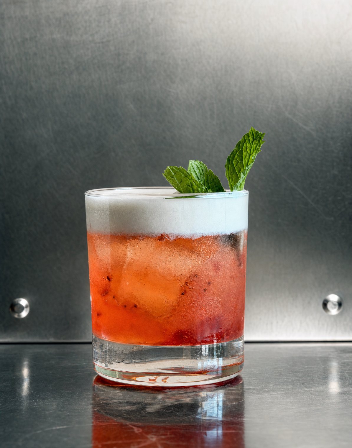 Strawberries & cream margarita cocktail