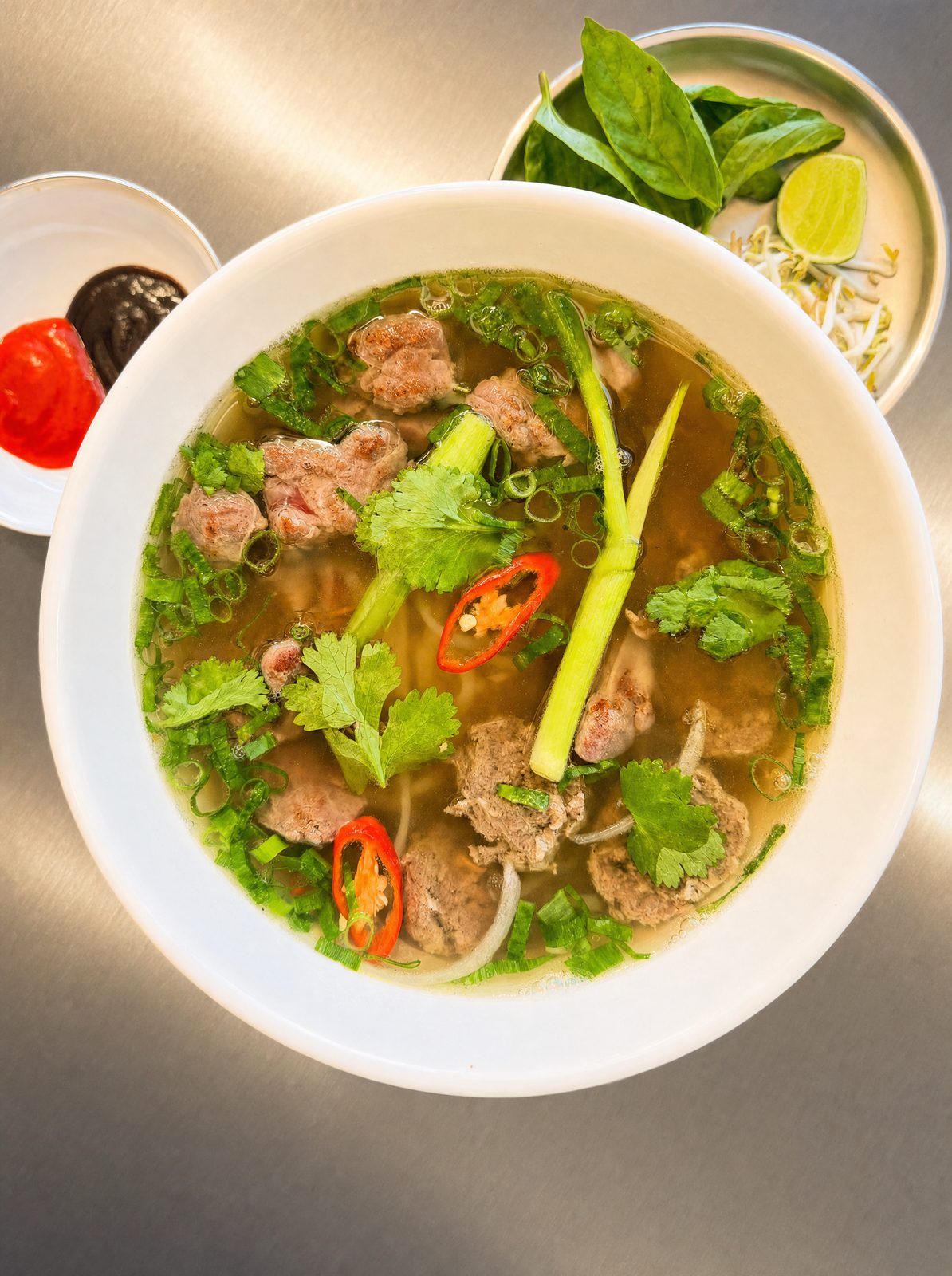 Lemongrass beef phở — Vietnamese beef noodle soup